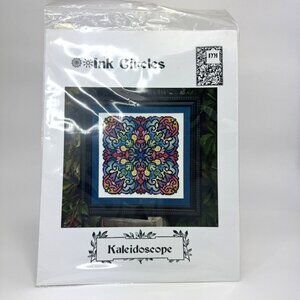 Ink Circles "Kaleidoscope" Cross Stitch Pattern 2006 Needlework Craft‎ Mandala